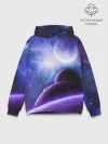 Худи мужской база хлопок / Неоновый Космос