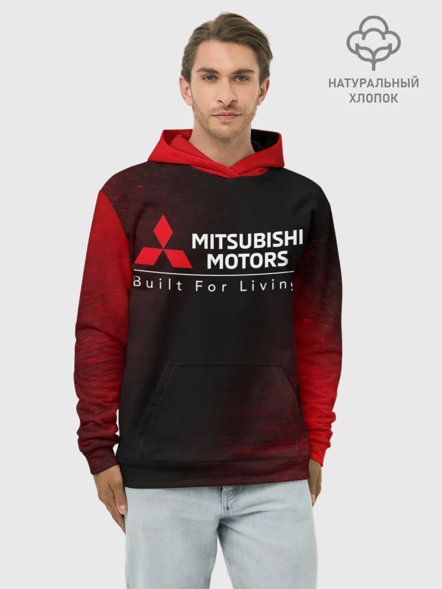 Худи мужской база хлопок / MITSUBISHI / МИТСУБИСИ