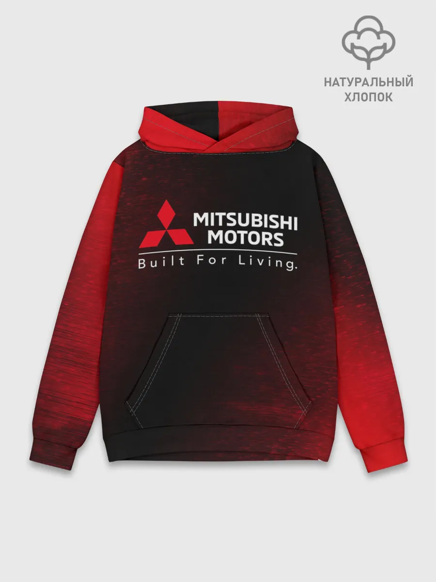 Худи мужской база хлопок / MITSUBISHI / МИТСУБИСИ