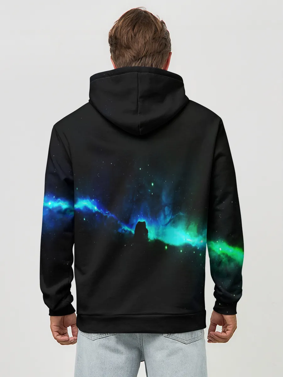 Худи мужской база хлопок / DEEP SPACE