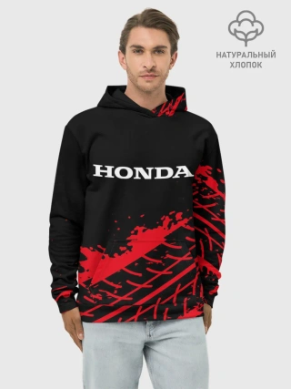 Худи мужской база хлопок / HONDA / ХОНДА