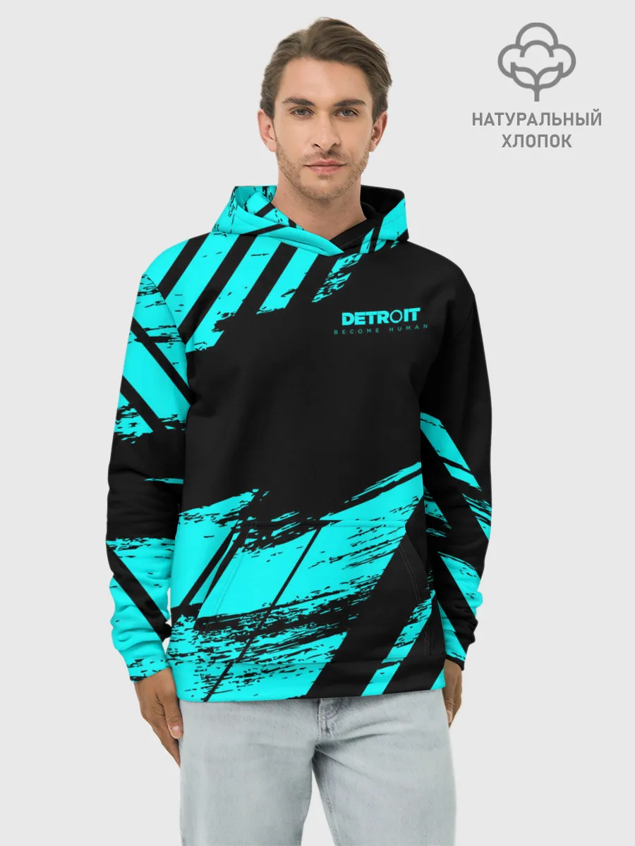 Худи мужской база хлопок / Detroit: Become Human