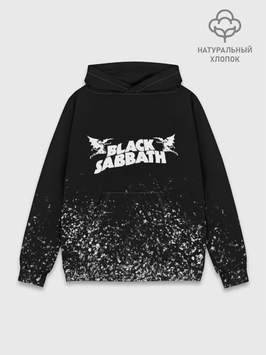 Худи мужской база хлопок / Black Sabbath