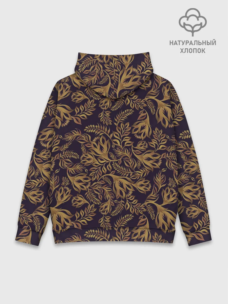 Худи мужской база хлопок / ХОХЛОМА