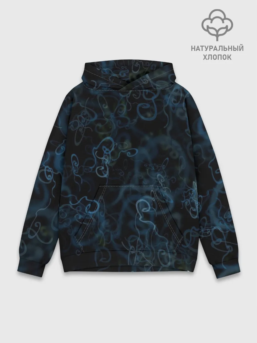 Худи мужской база хлопок / Фигуры из дыма