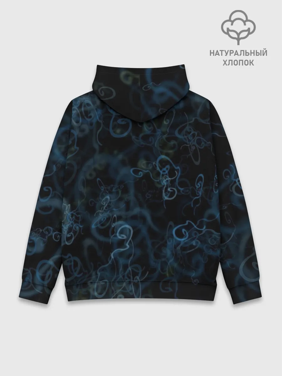 Худи мужской база хлопок / Фигуры из дыма