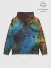 Худи мужской база хлопок / Туманный космос