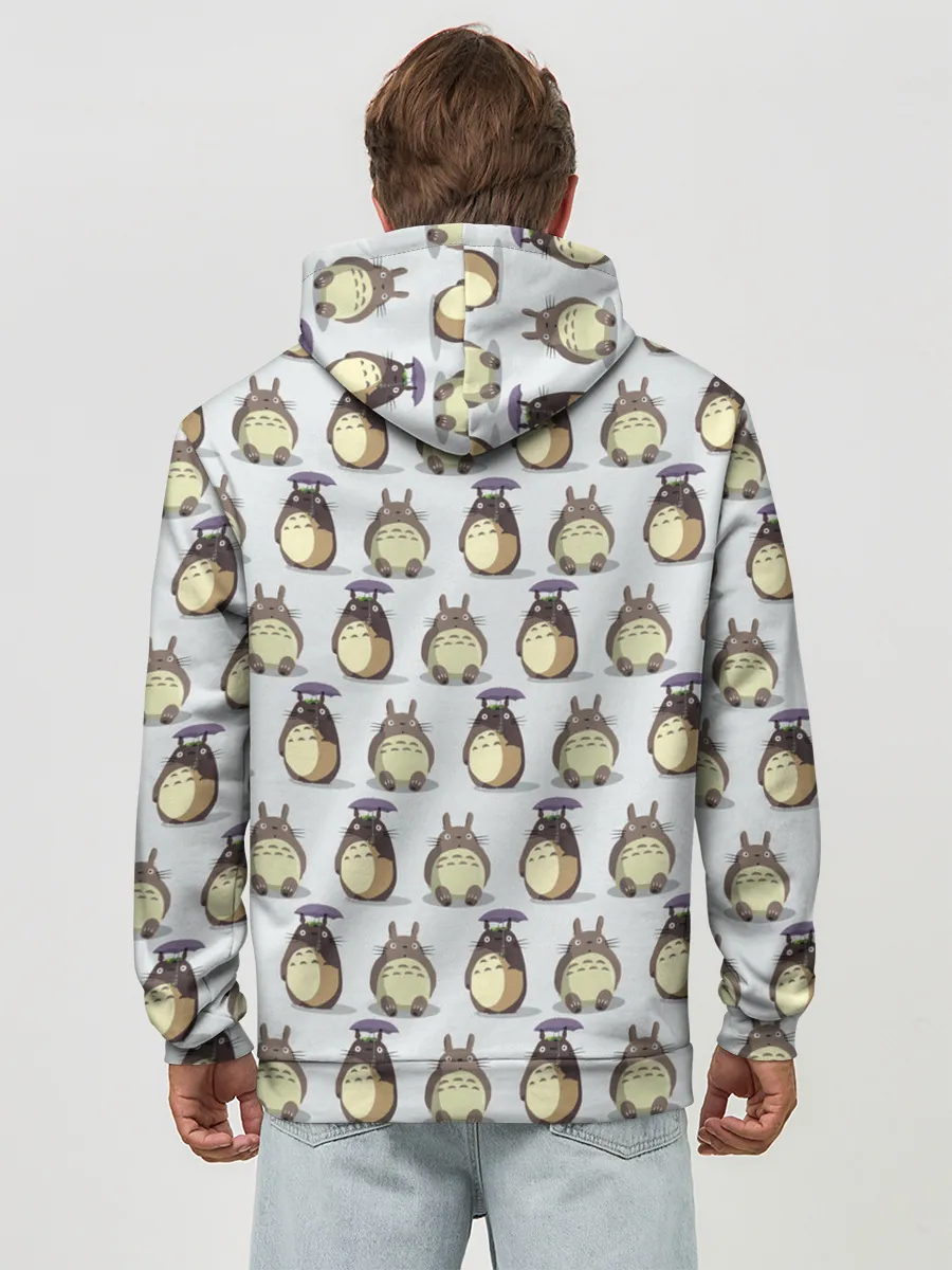 Худи мужской база хлопок / Маленькие Тоторо 2