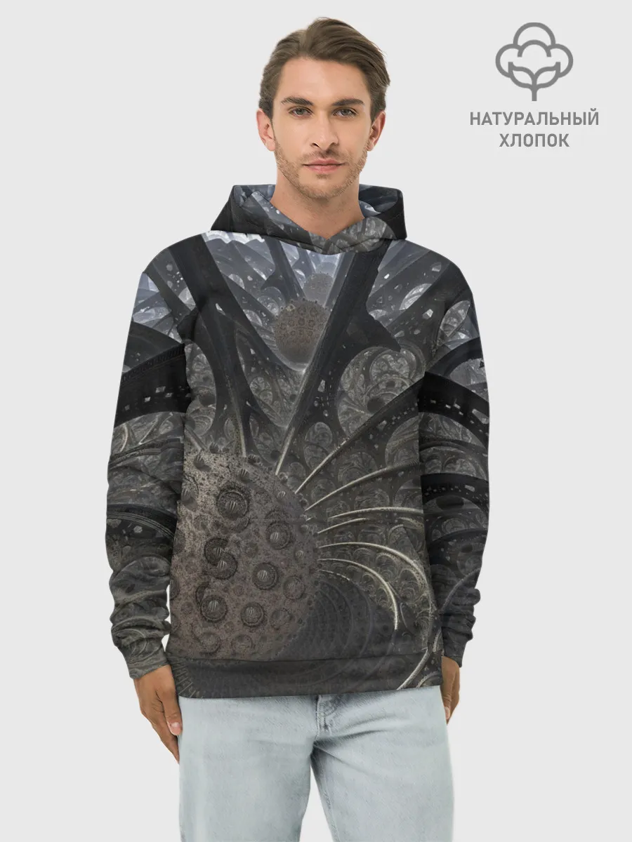 Худи мужской база хлопок / Fracta