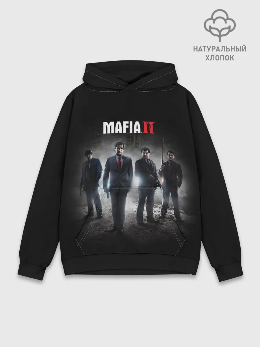 Худи мужской база хлопок / Mafia