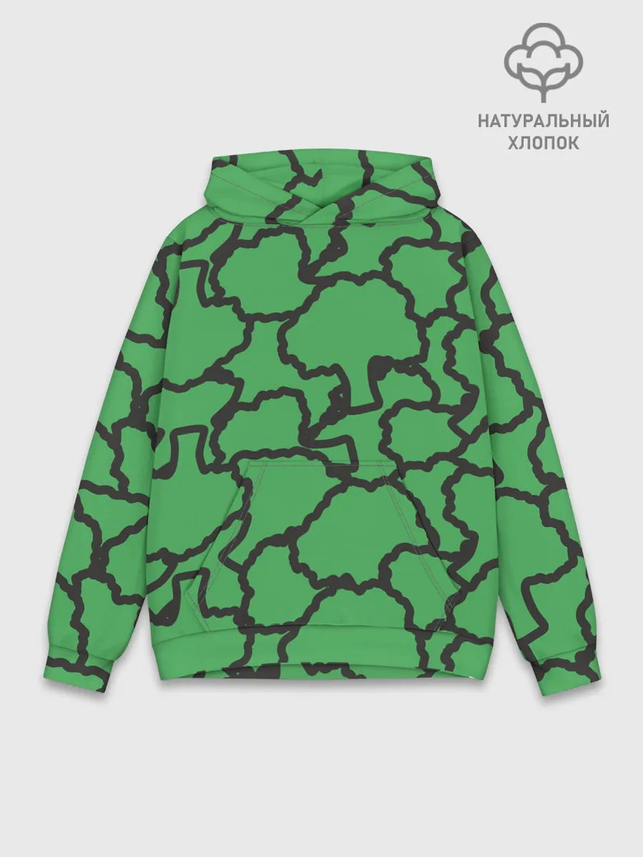 Худи мужской база хлопок / БРОККОЛИ