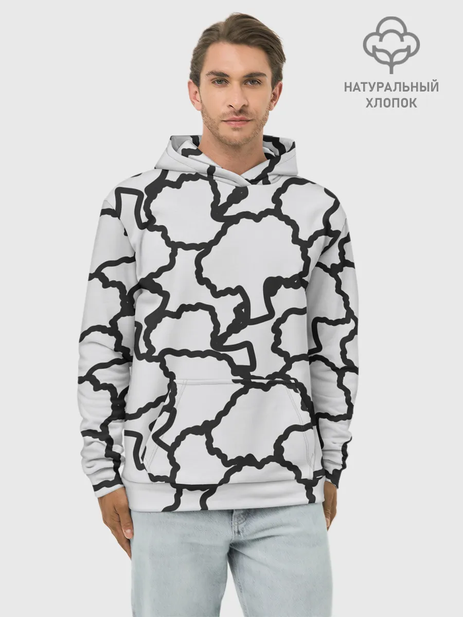Худи мужской база хлопок / БРОККОЛИ