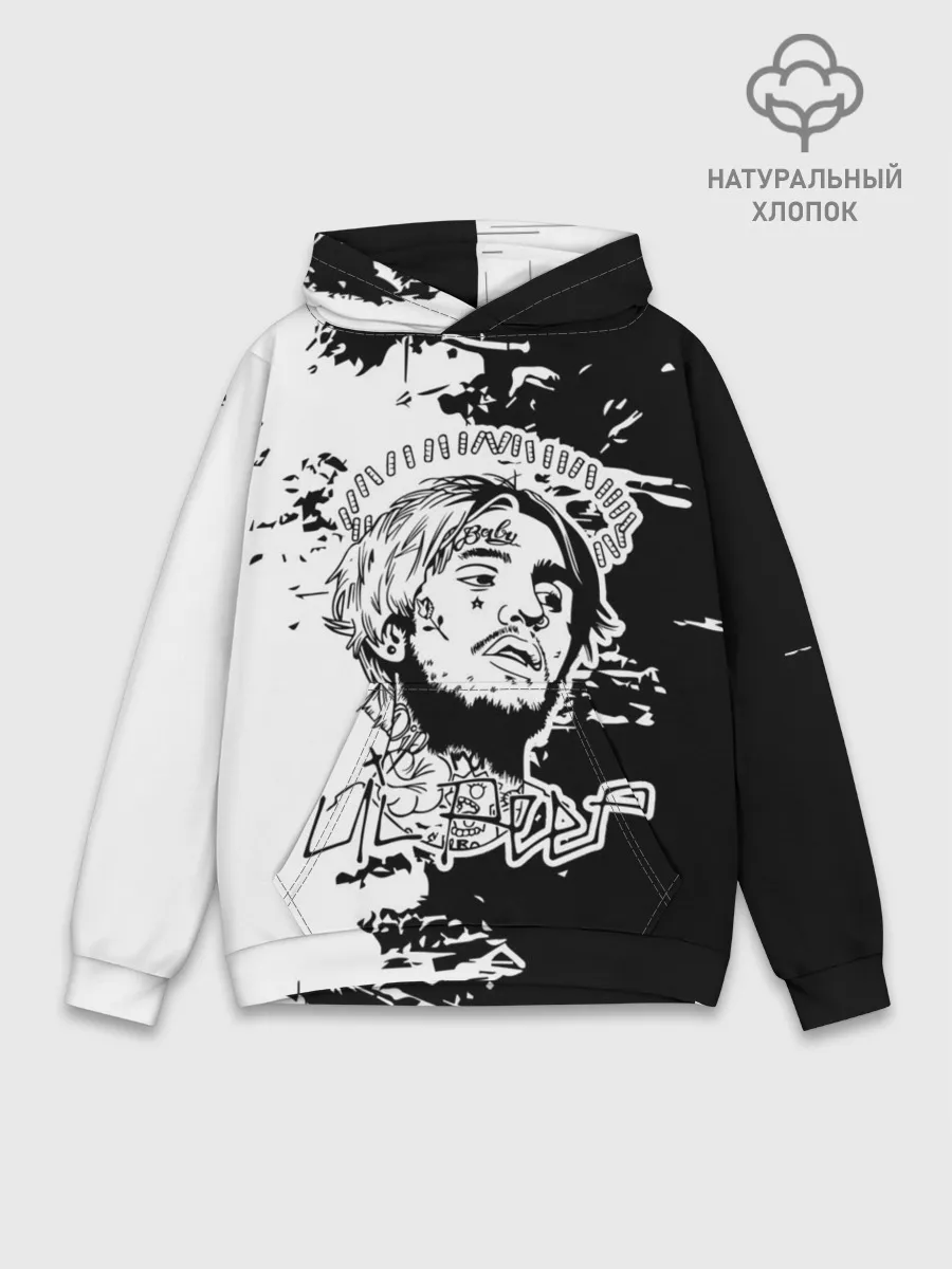 Худи мужской база хлопок / Lil Peep
