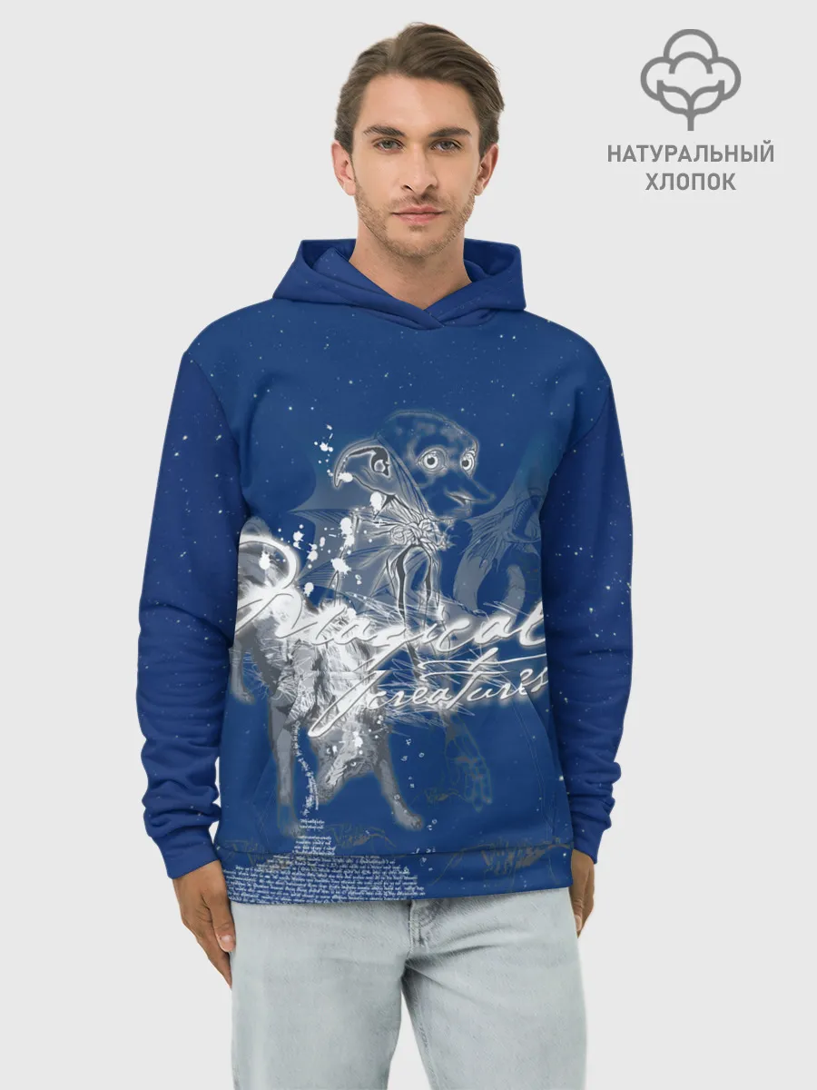 Худи мужской база хлопок / Magical Creatures