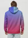 Худи мужской база хлопок / ЯРКИЙ ГРДИЕНТ