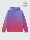 Худи мужской база хлопок / ЯРКИЙ ГРДИЕНТ