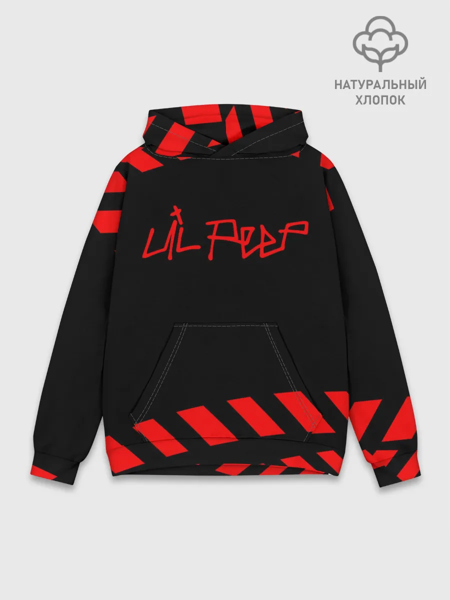 Худи мужской база хлопок / Lil Peep