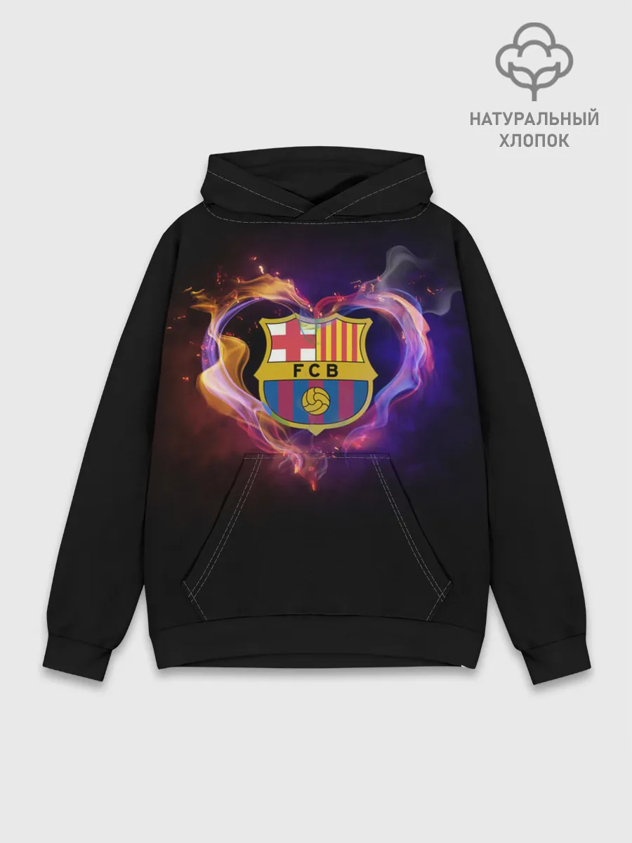 Худи мужской база хлопок / Barcelona