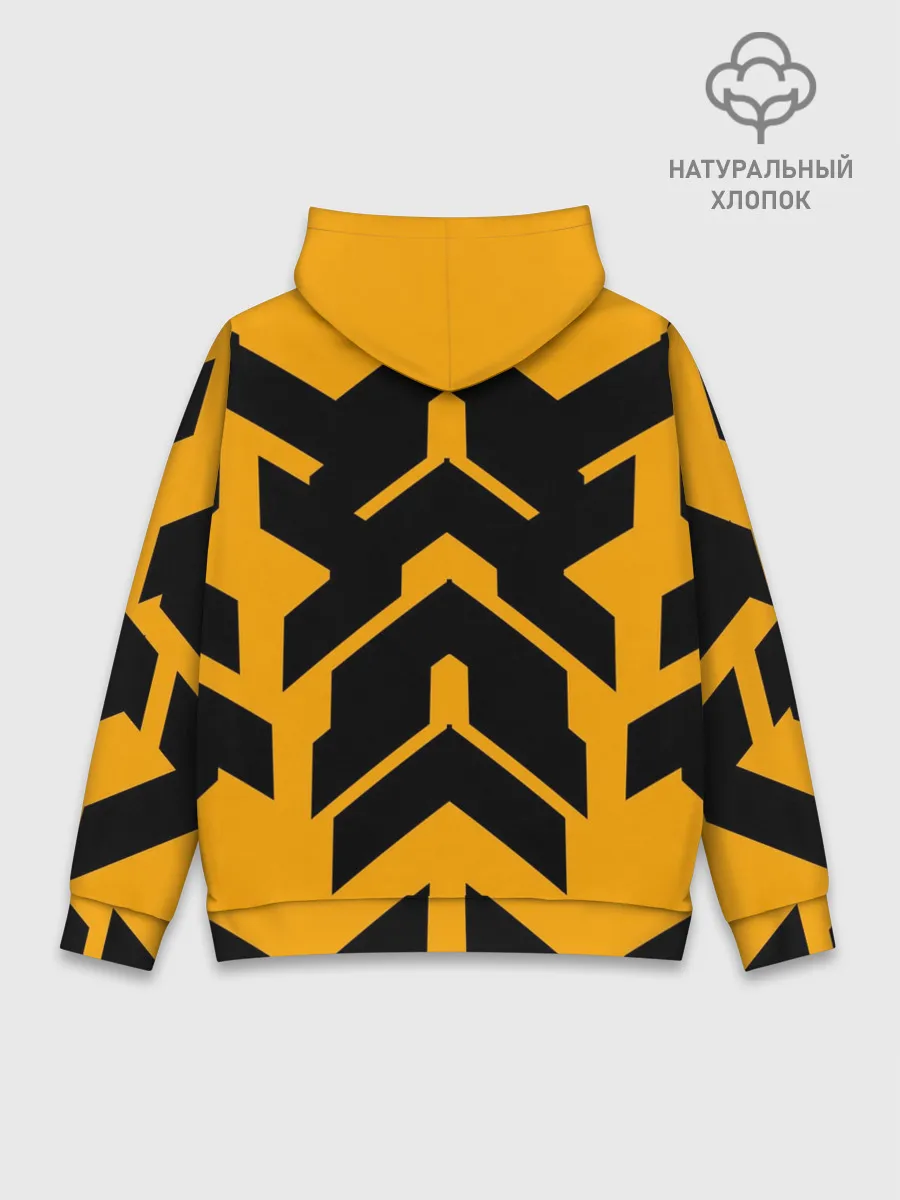 Худи мужской база хлопок / геометрия концепт