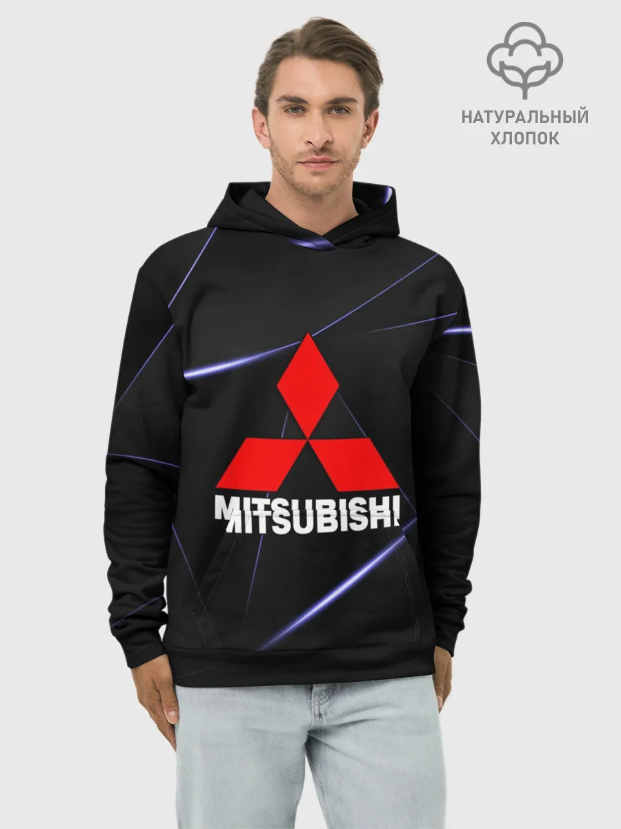 Худи мужской база хлопок / MITSUBISHI