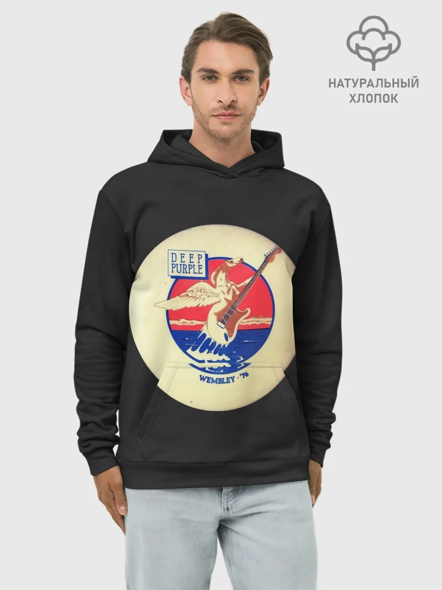 Худи мужской база хлопок / Deep Purple