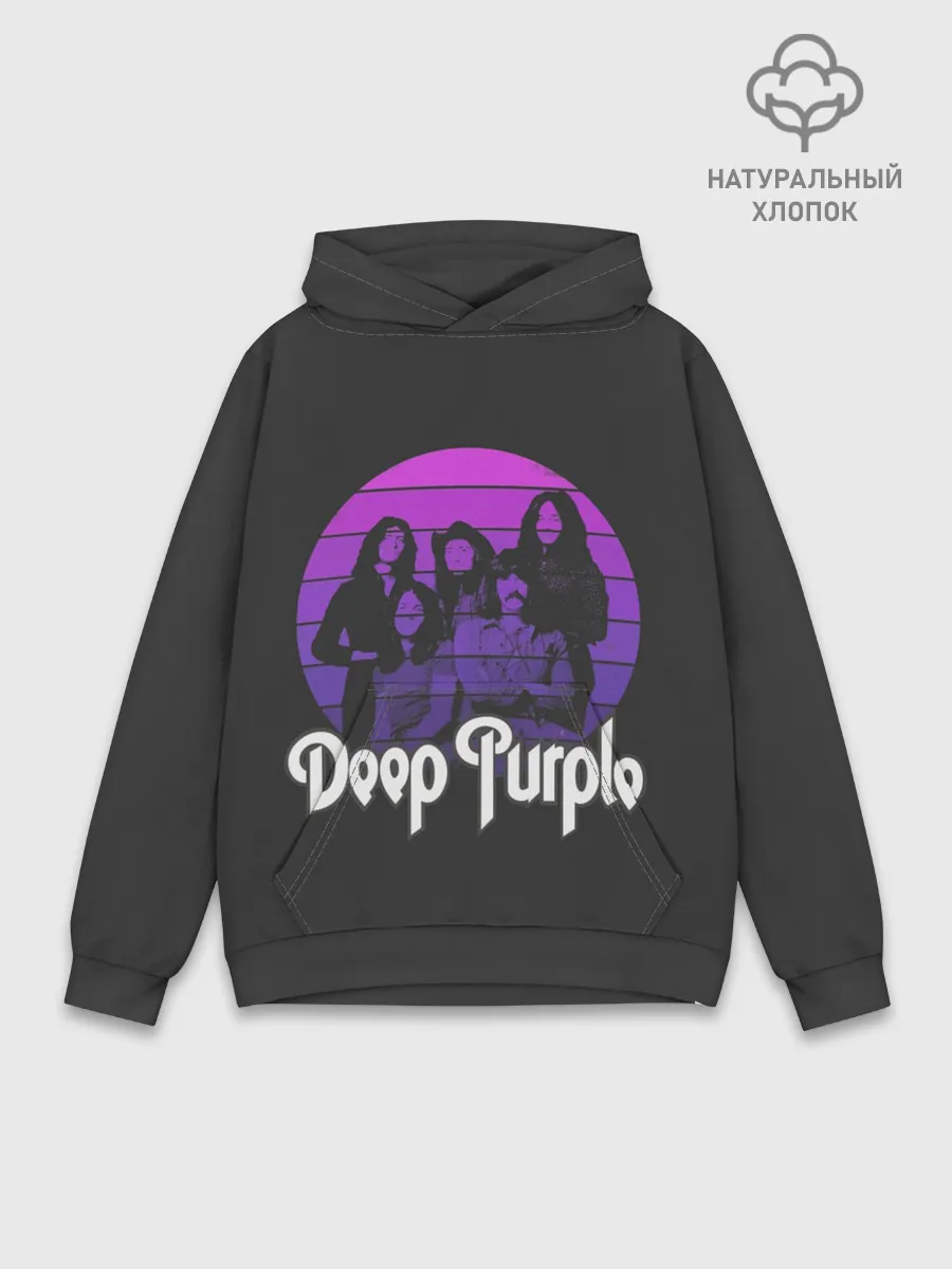 Худи мужской база хлопок / Deep Purple