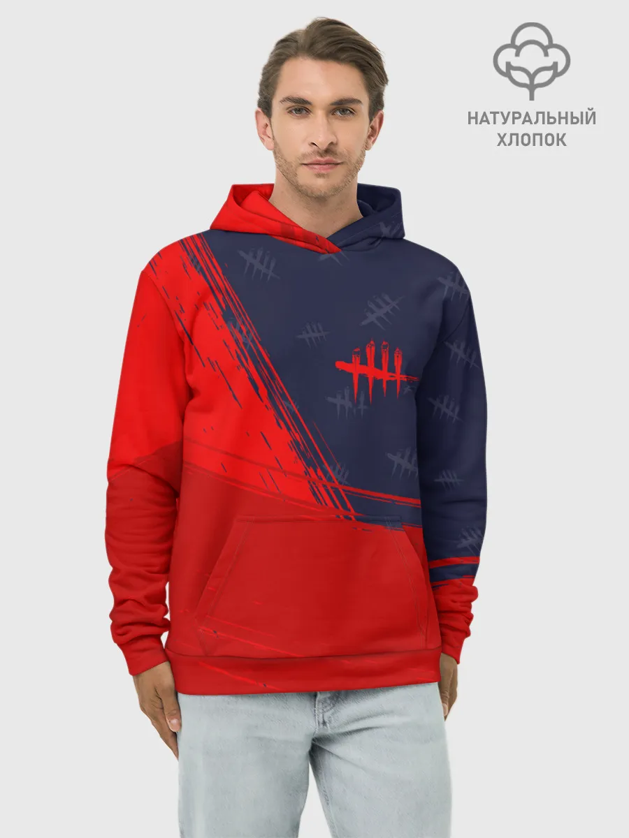 Худи мужской база хлопок / DEAD BY DAYLIGHT