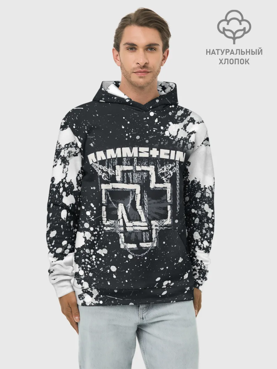 Худи мужской база хлопок / RAMMSTEIN