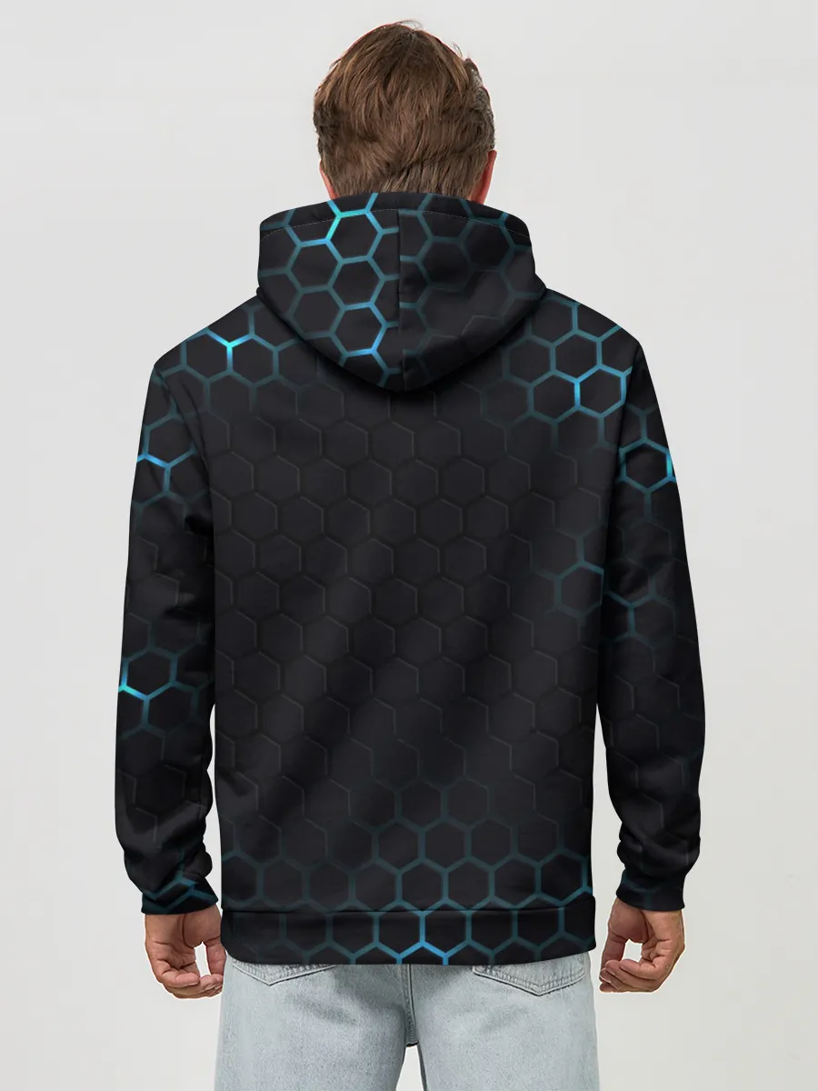 Худи мужской база хлопок / Интер Милан