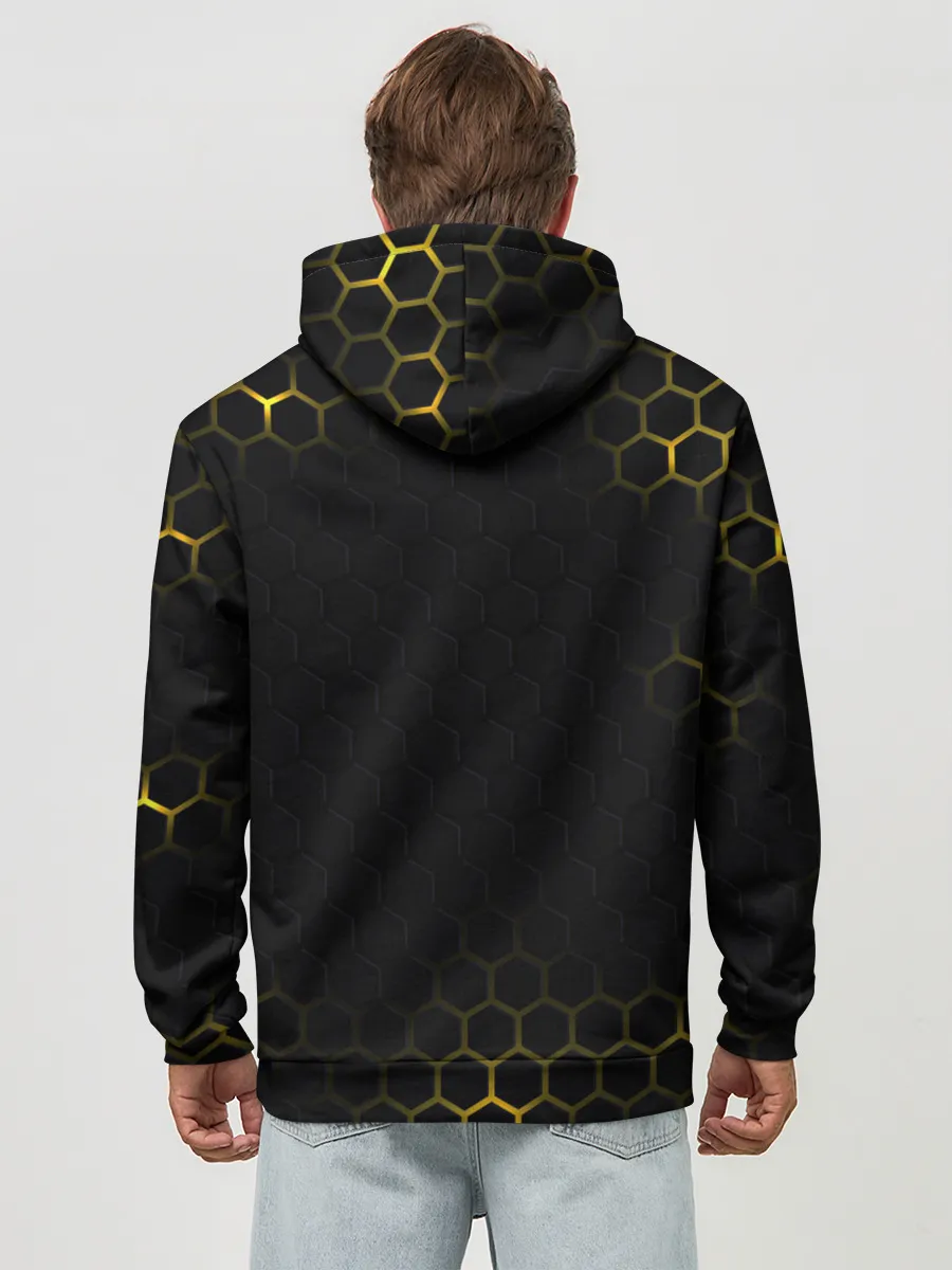 Худи мужской база хлопок / Боруссия Дортмунд