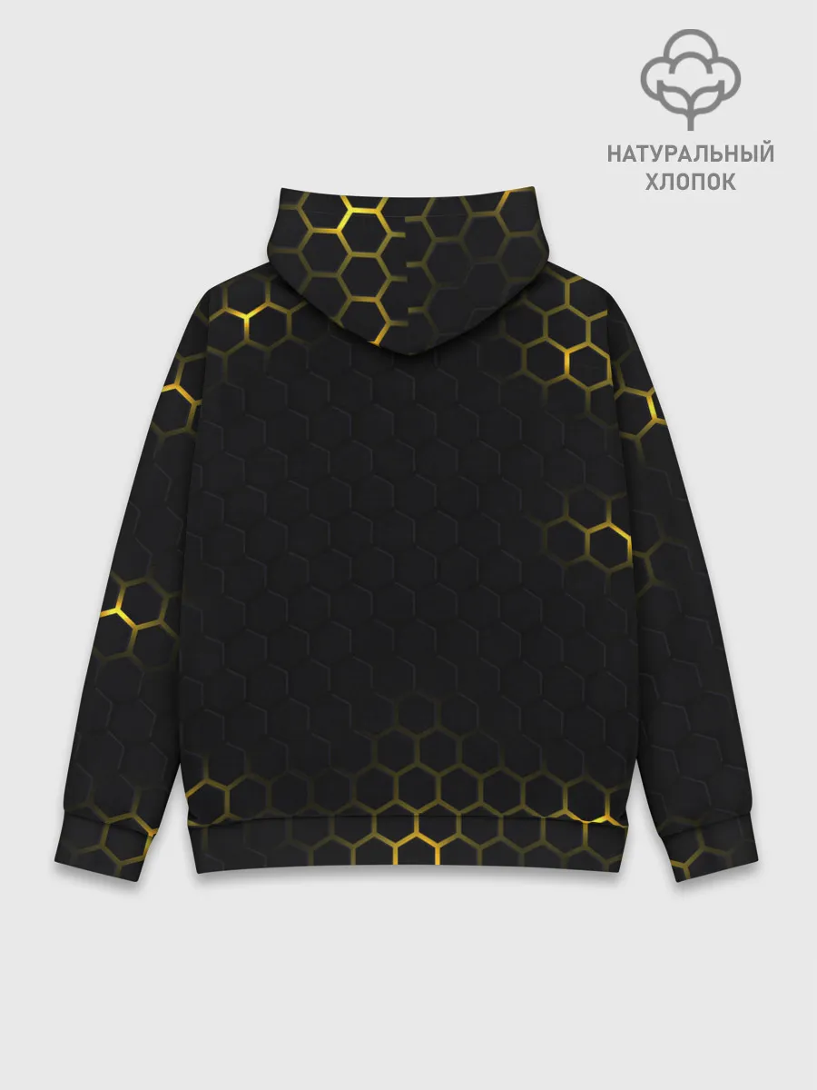 Худи мужской база хлопок / Боруссия Дортмунд