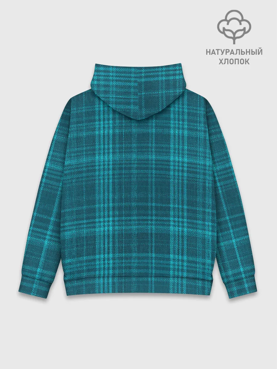 Худи мужской база хлопок / Зеленая форма