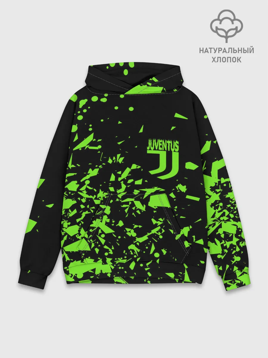 Худи мужской база хлопок / JUVENTUS