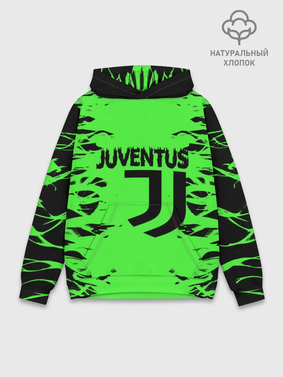 Худи мужской база хлопок / JUVENTUS