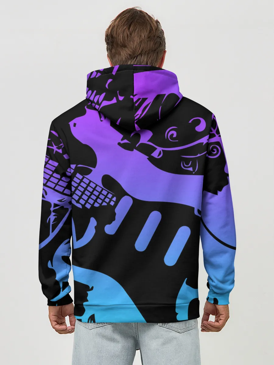 Худи мужской база хлопок / Deep Purple