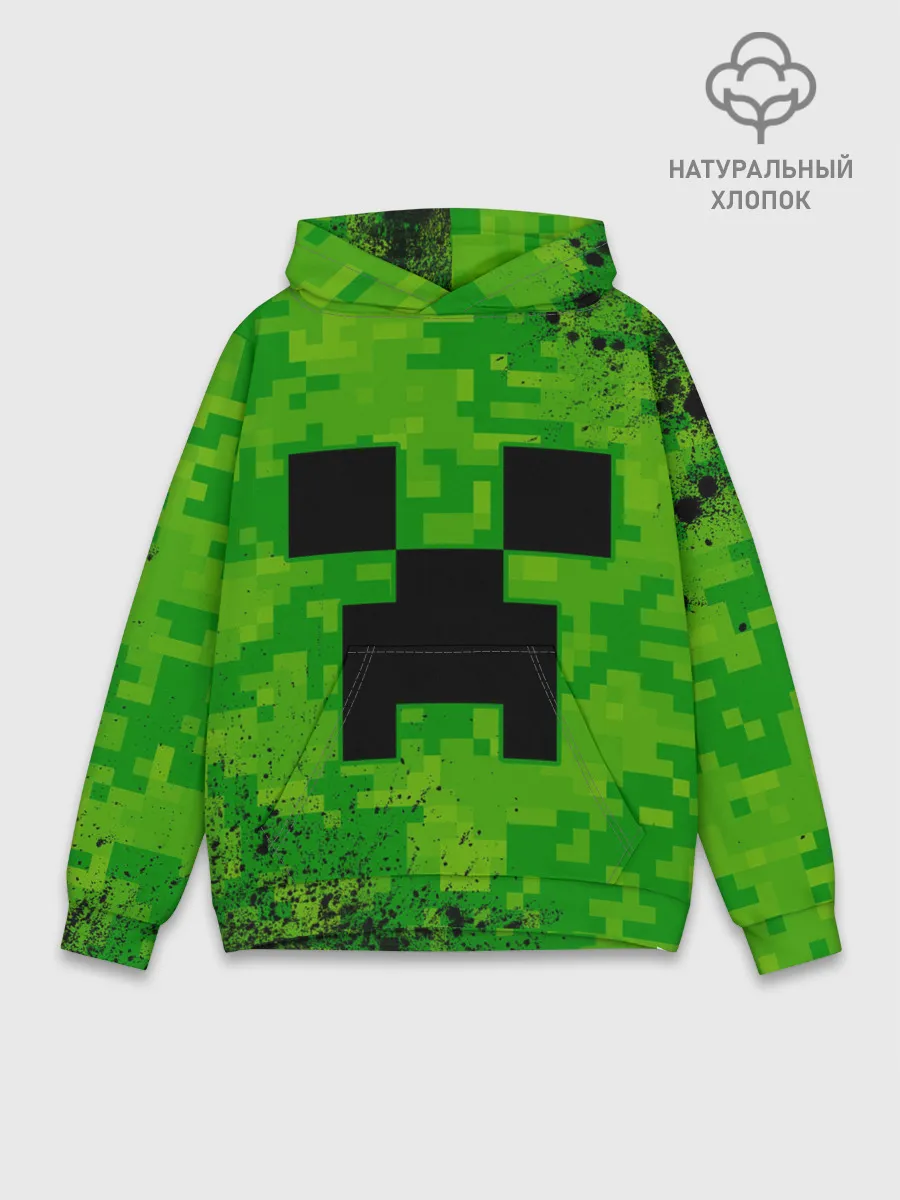 Худи мужской база хлопок / MINECRAFT / МАЙНКРАФТ