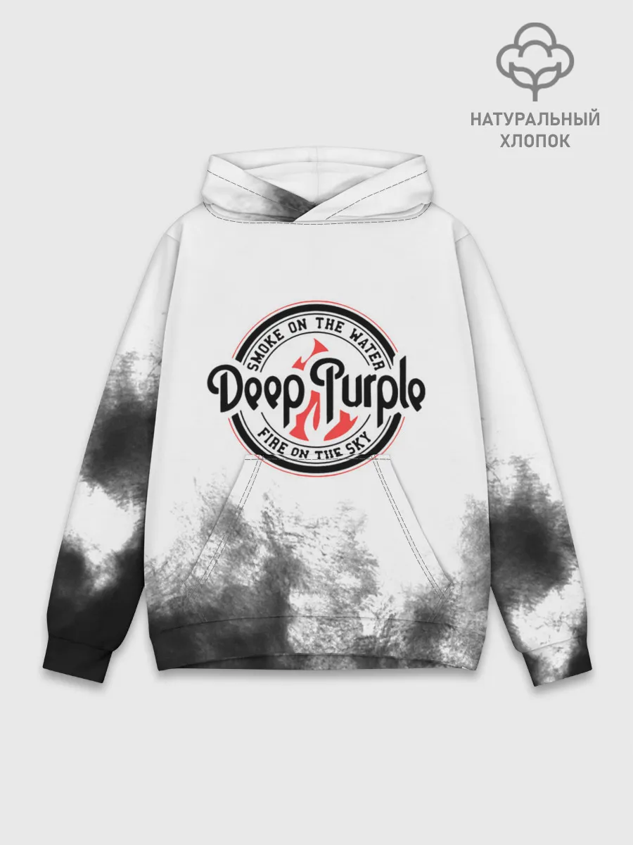 Худи мужской база хлопок / Deep Purple