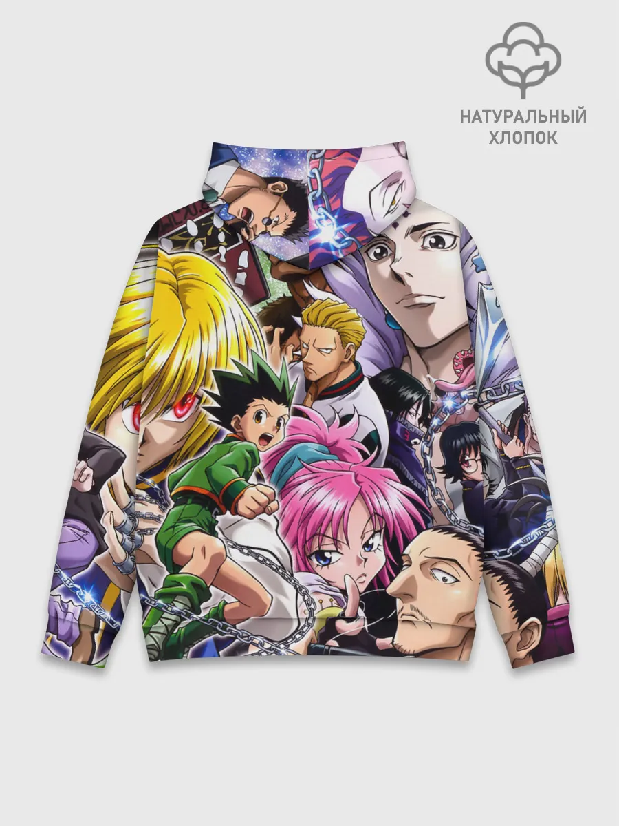 Худи мужской база хлопок / МНого персонажей