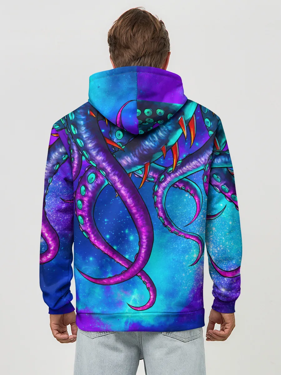 Худи мужской база хлопок / Щупальца