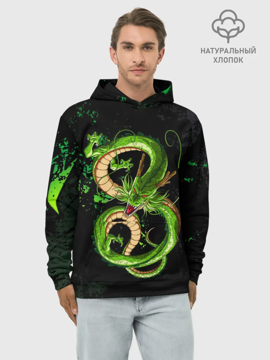 Худи мужской база хлопок / Шар дракона