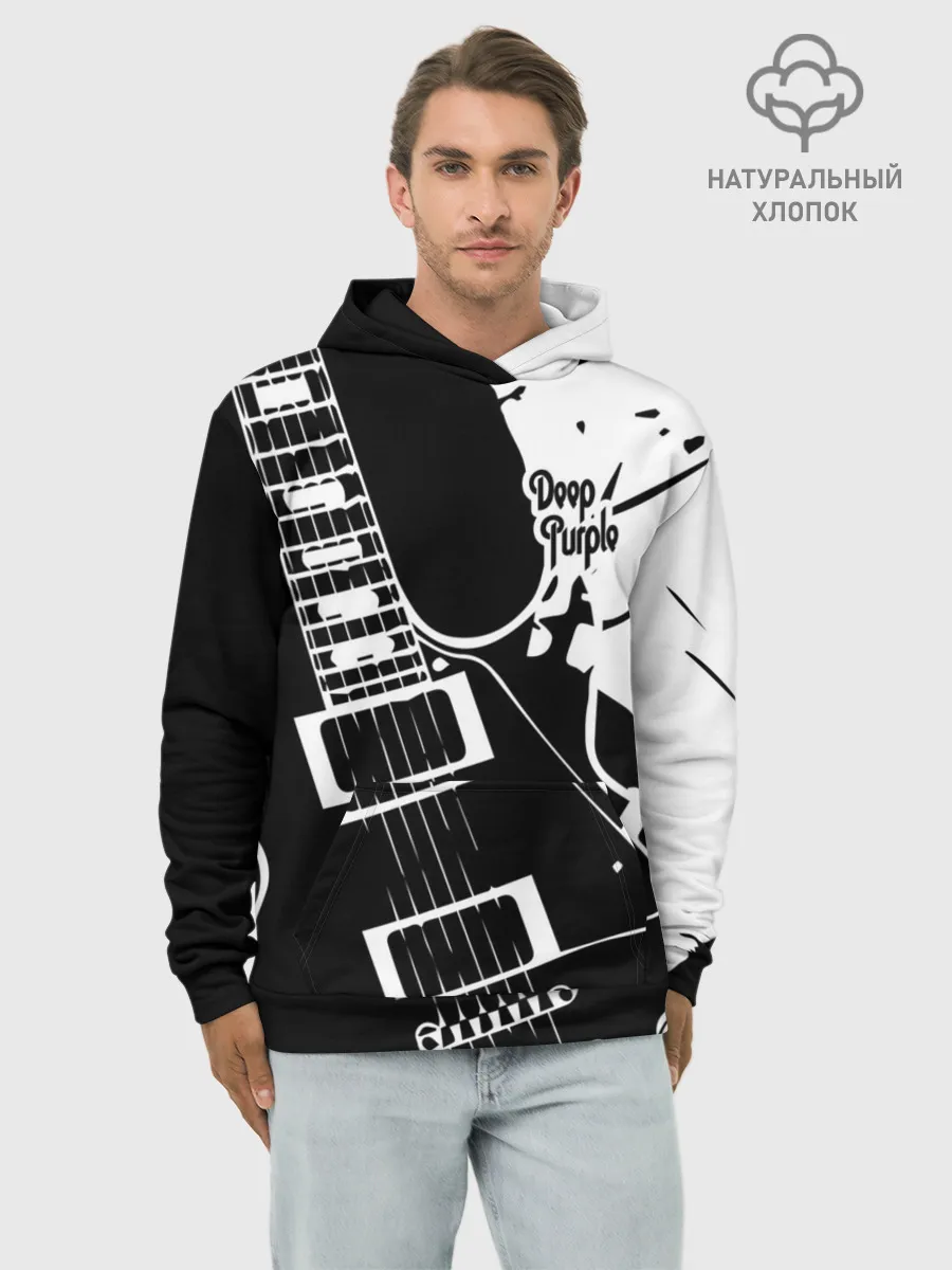 Худи мужской база хлопок / Deep Purple