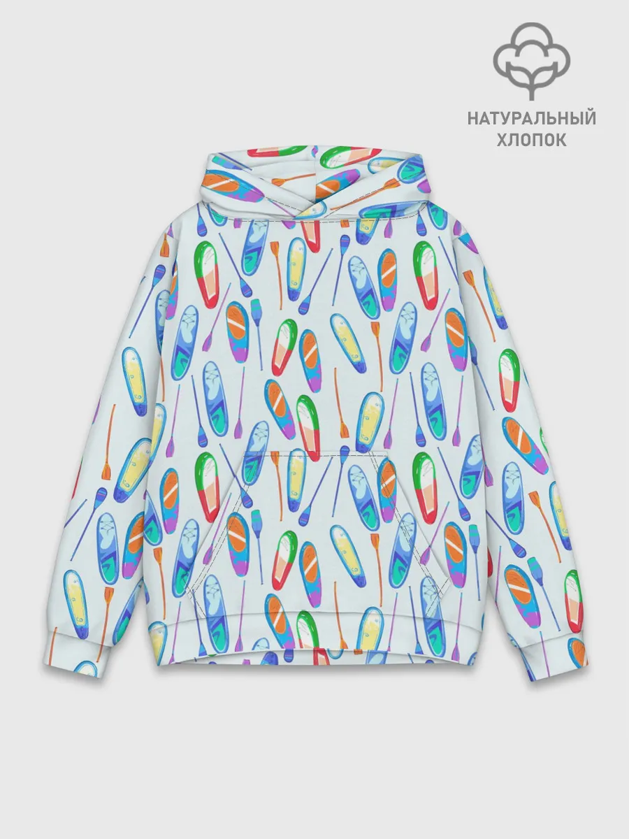 Худи мужской база хлопок / доски для серфинга