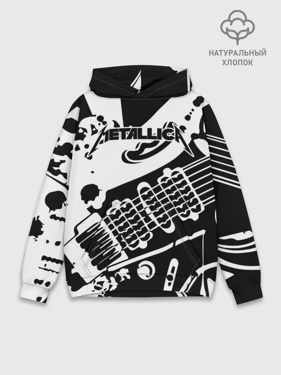 Худи мужской база хлопок / Metallica