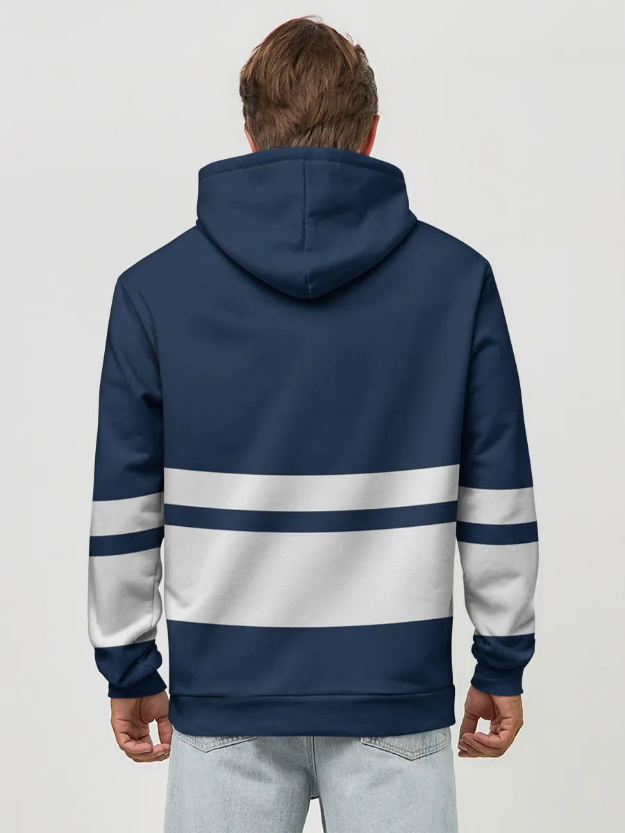 Худи мужской база хлопок / ВИННИПЕГ ДЖЕТС НХЛ