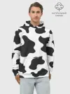 Худи мужской база хлопок / COW PRINT