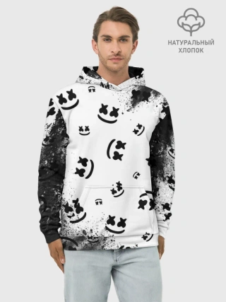 Худи мужской база хлопок / MARSHMELLO / МАРШМЕЛЛОУ