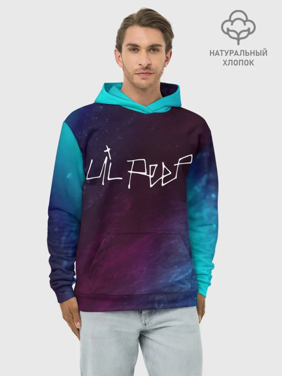 Худи мужской база хлопок / LIL PEEP / ЛИЛ ПИП