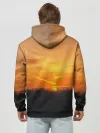 Худи мужской база хлопок / Закат