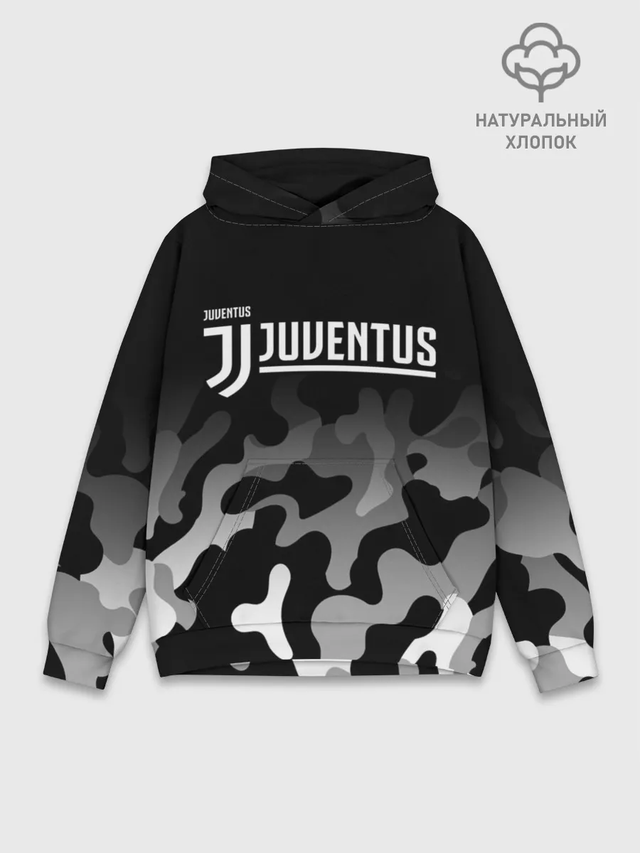 Худи мужской база хлопок / JUVENTUS / ЮВЕНТУС