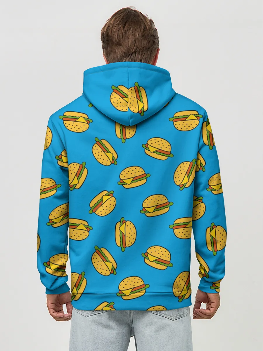 Худи мужской база хлопок / БУРГЕРЫ